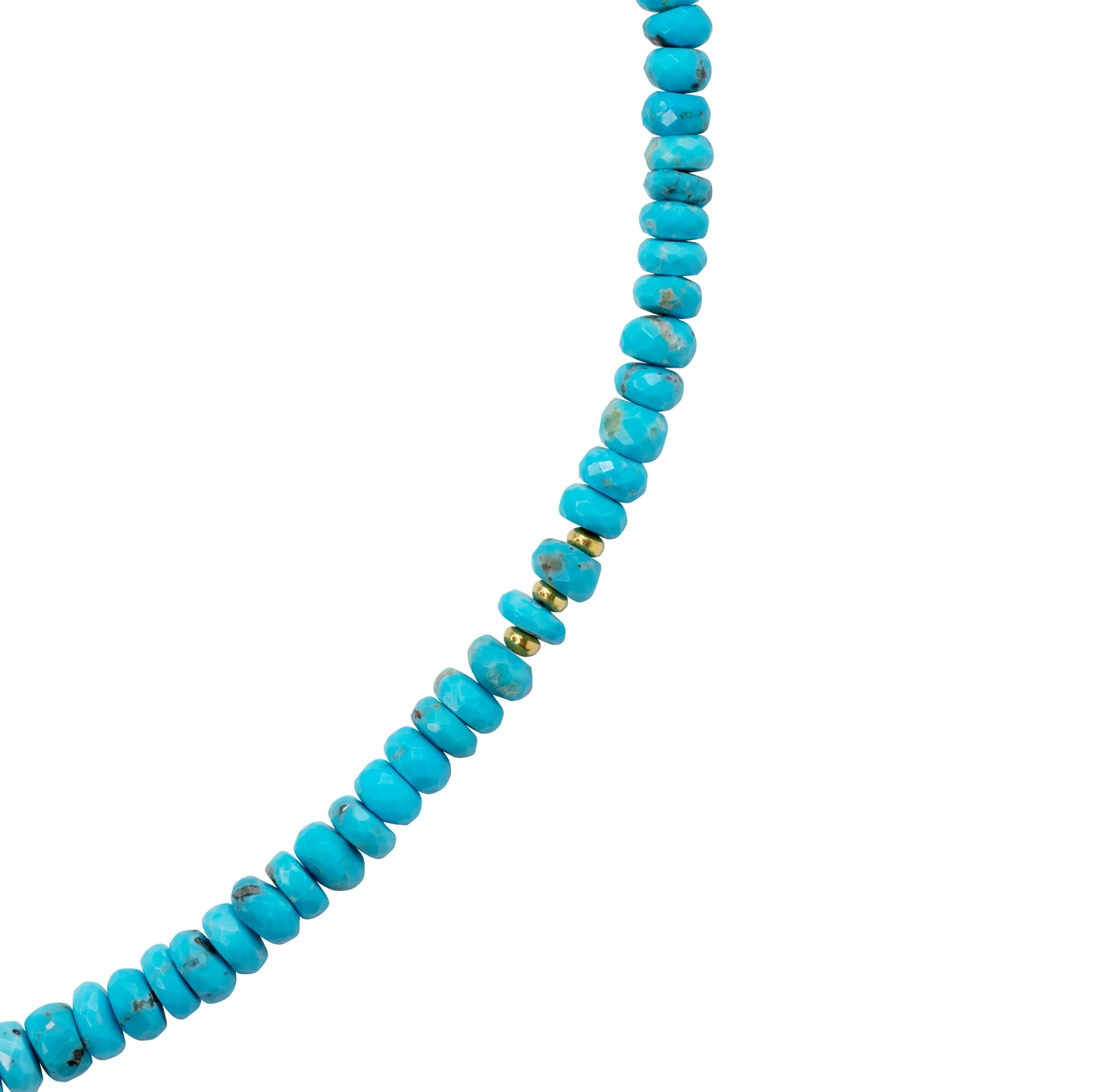 December Birthstone Turquoise 18k Gold Necklace
