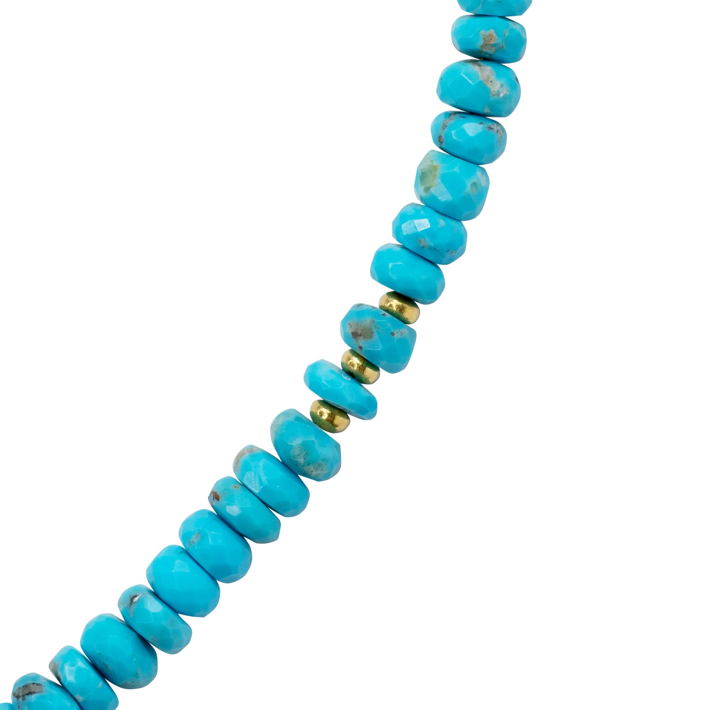 December Birthstone Turquoise 18k Gold Necklace