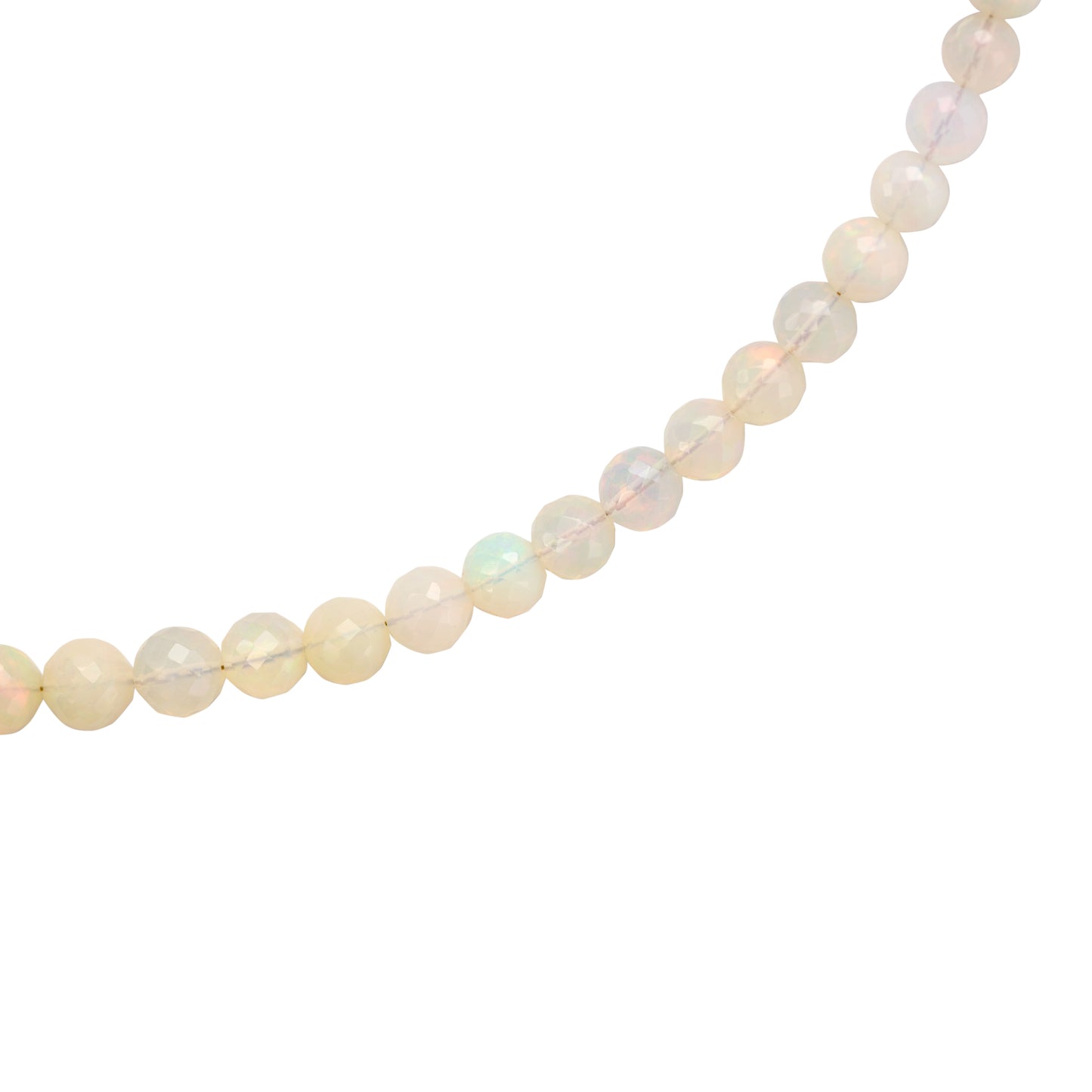 Ethiopian Opal Necklace 18K Gold