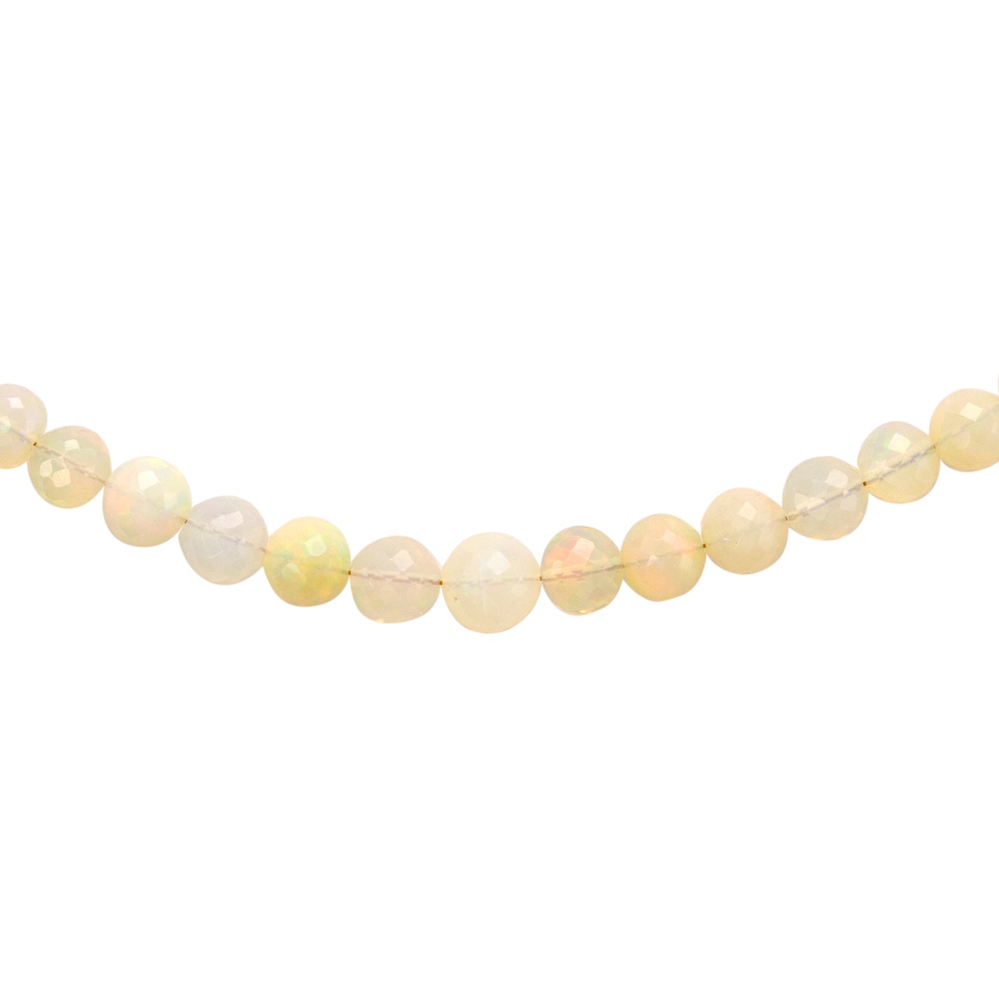 Ethiopian Opal Round Bead Necklace