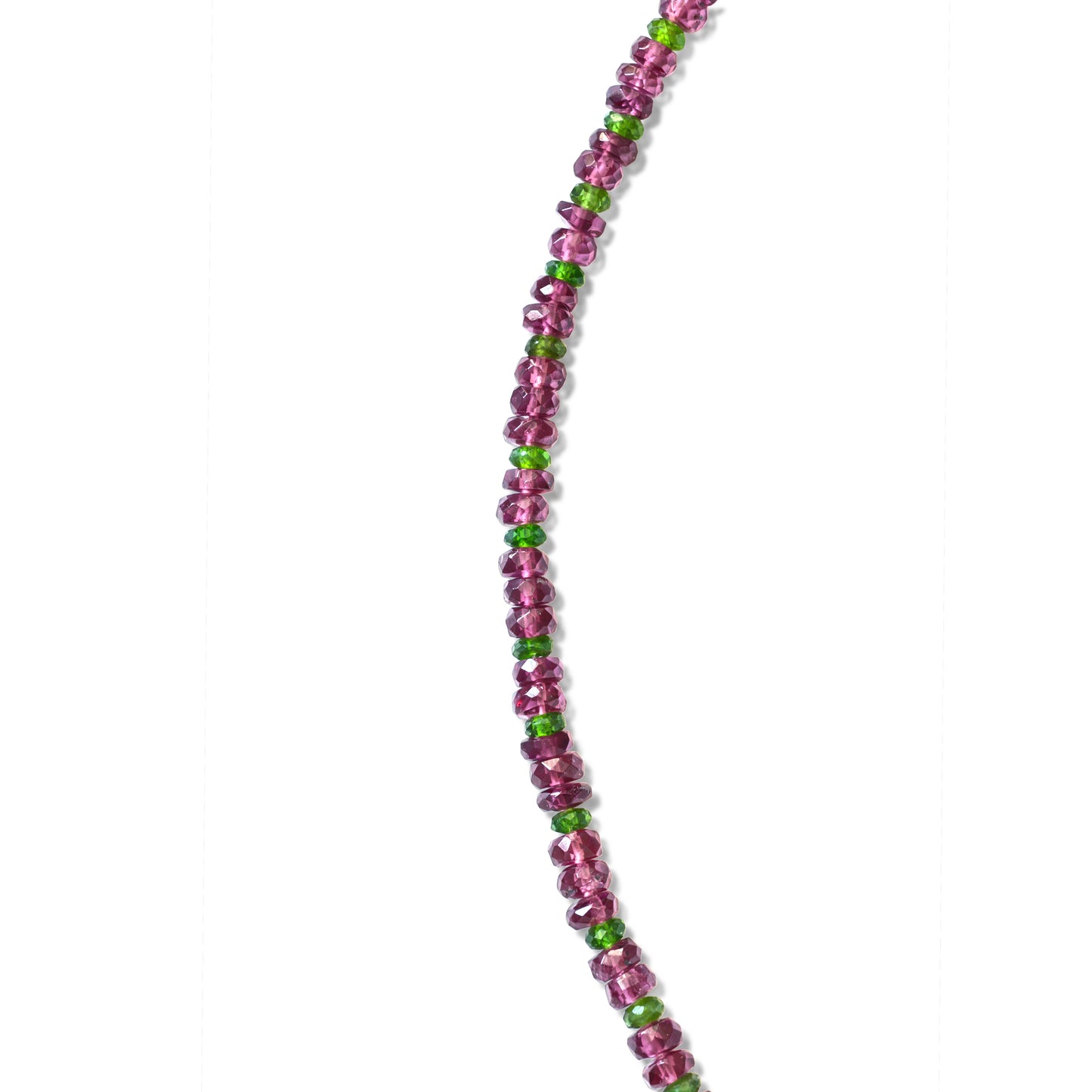 Garnet Chrome Diopside Necklace