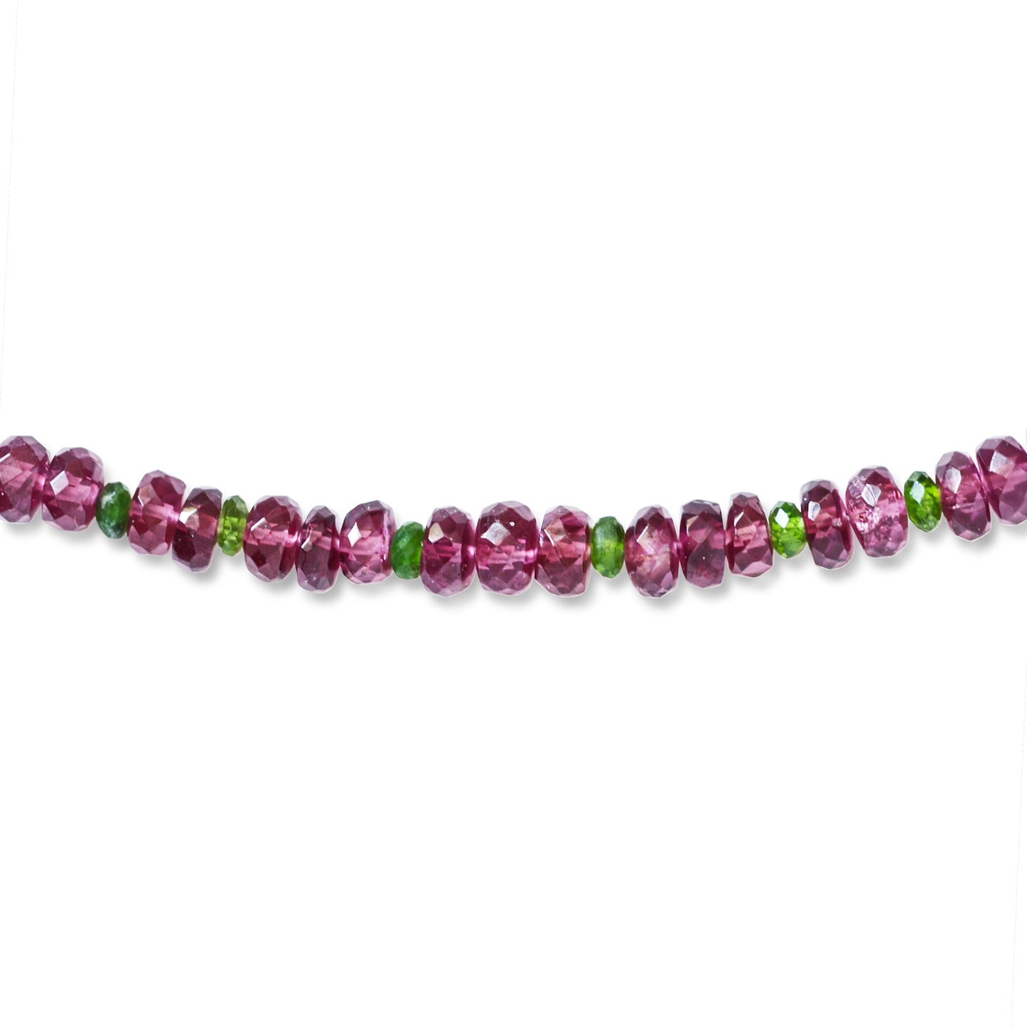 Garnet Chrome Diopside Necklace