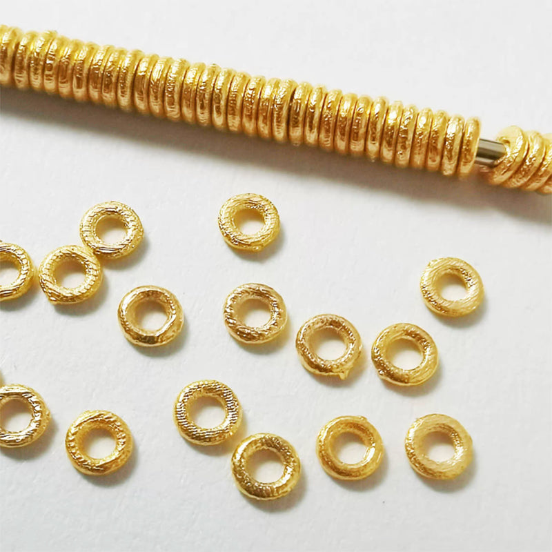 Gold Coil Obsidian Station Necklace