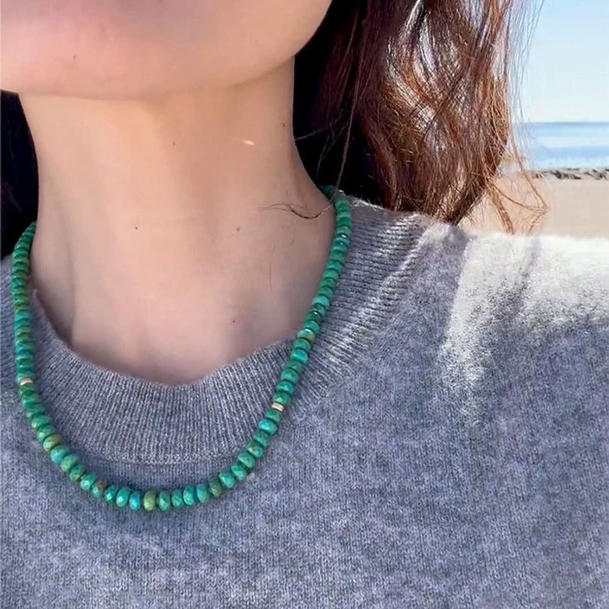 Green Turquoise Necklace