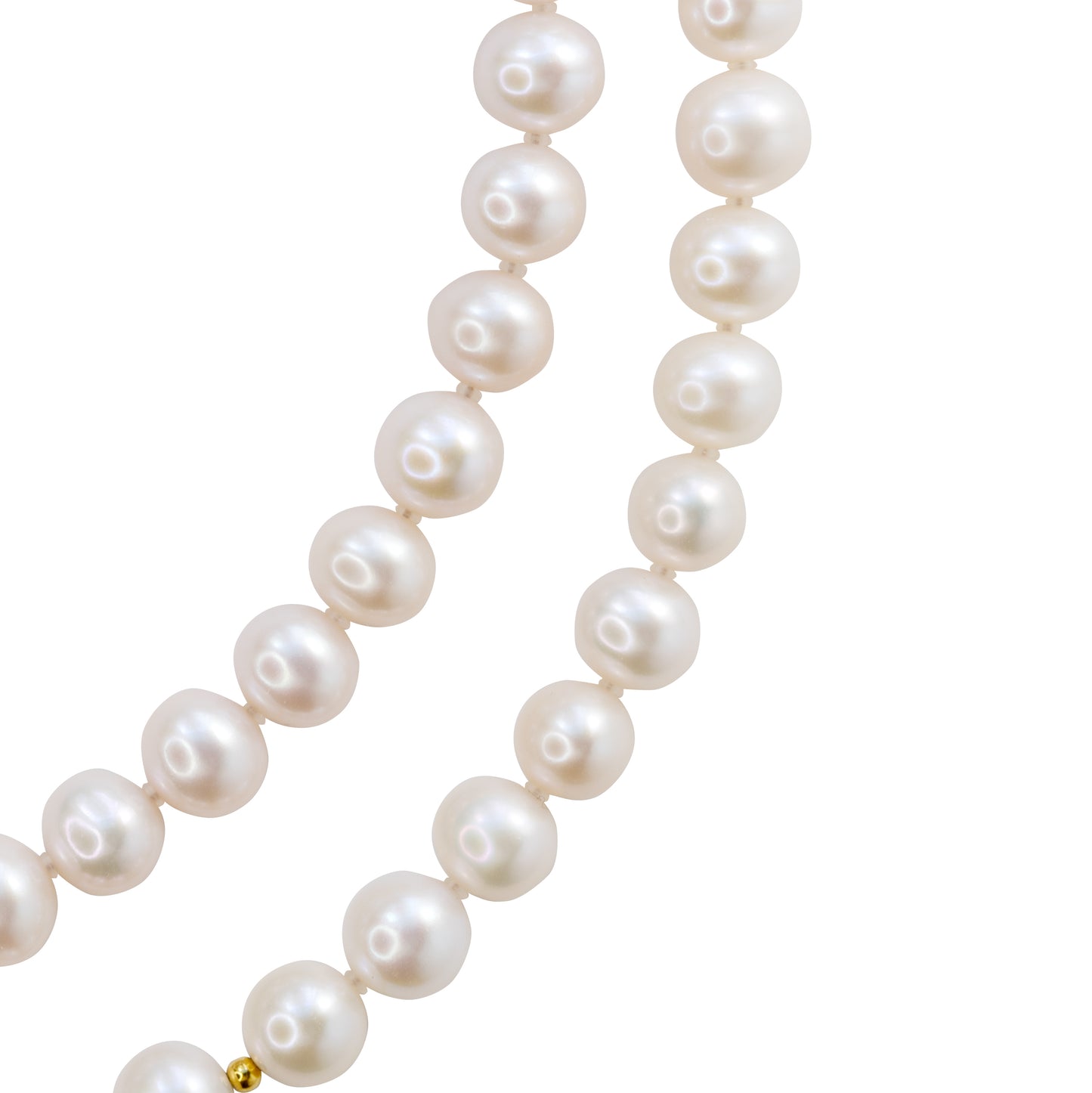 Baroque Pearls Rope Necklace 18K Gold