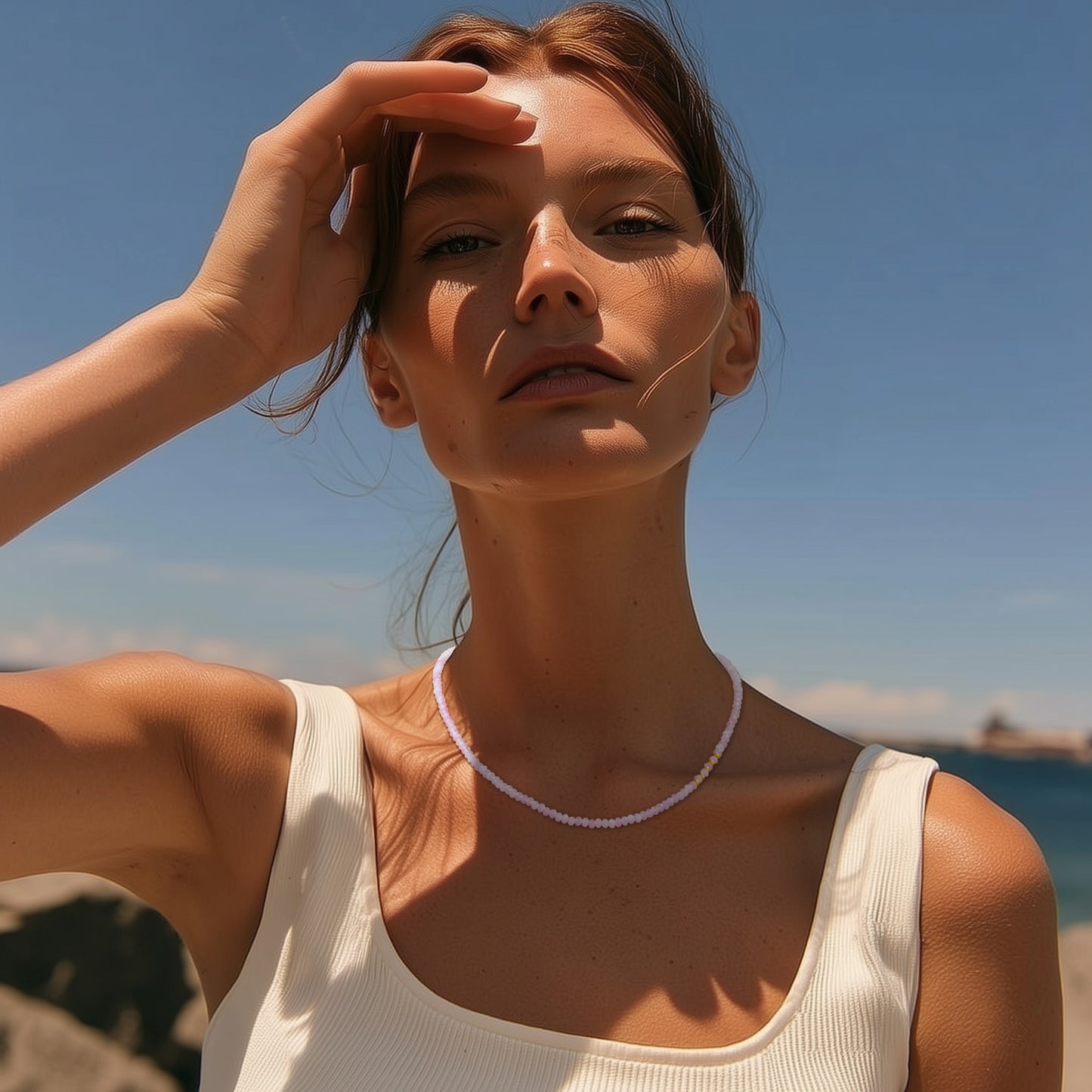 Kunzite 18K Gold Necklace