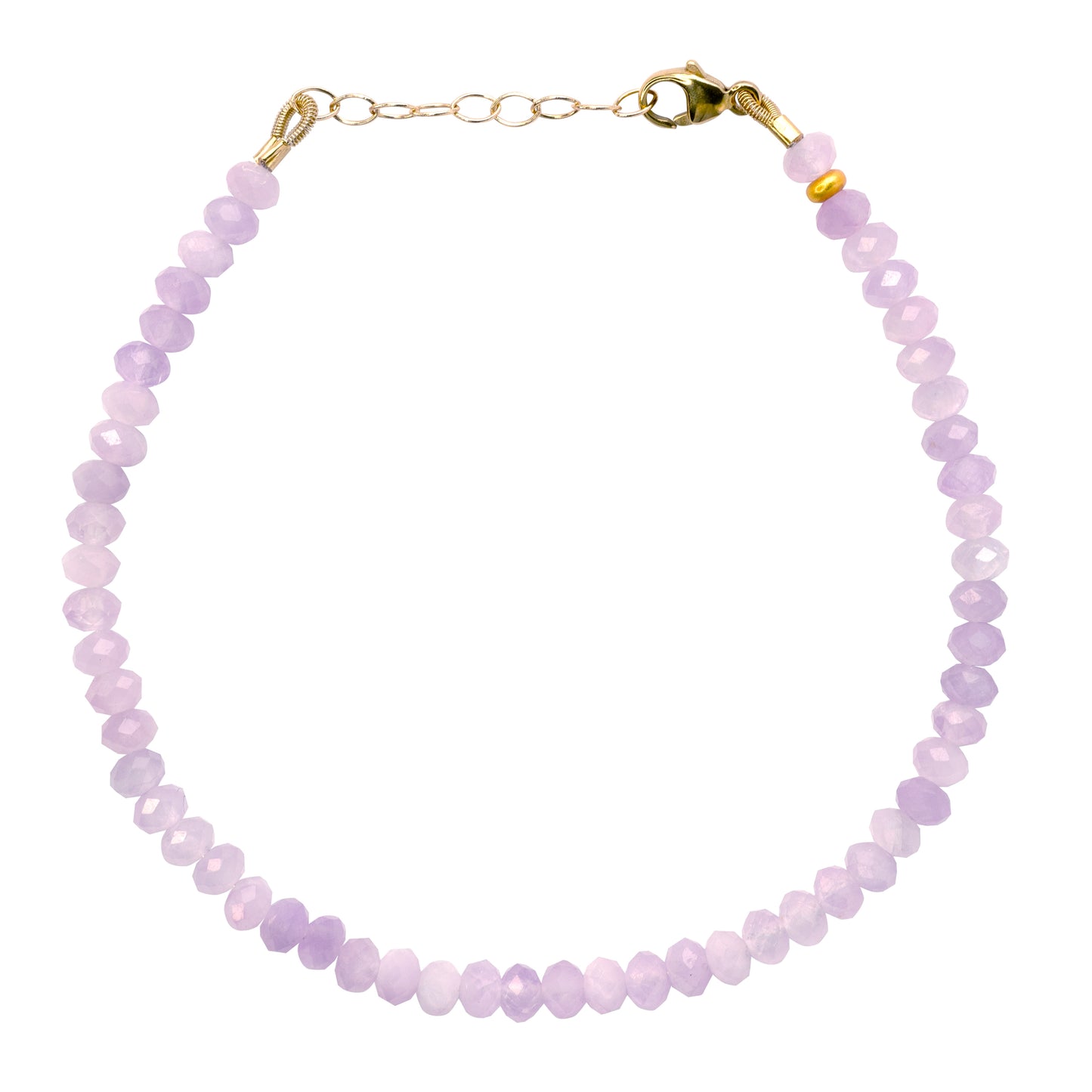 Kunzite Bracelet 14K Gold