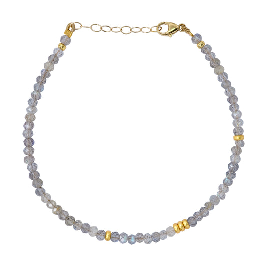 Labradorite Bracelet 14K Gold