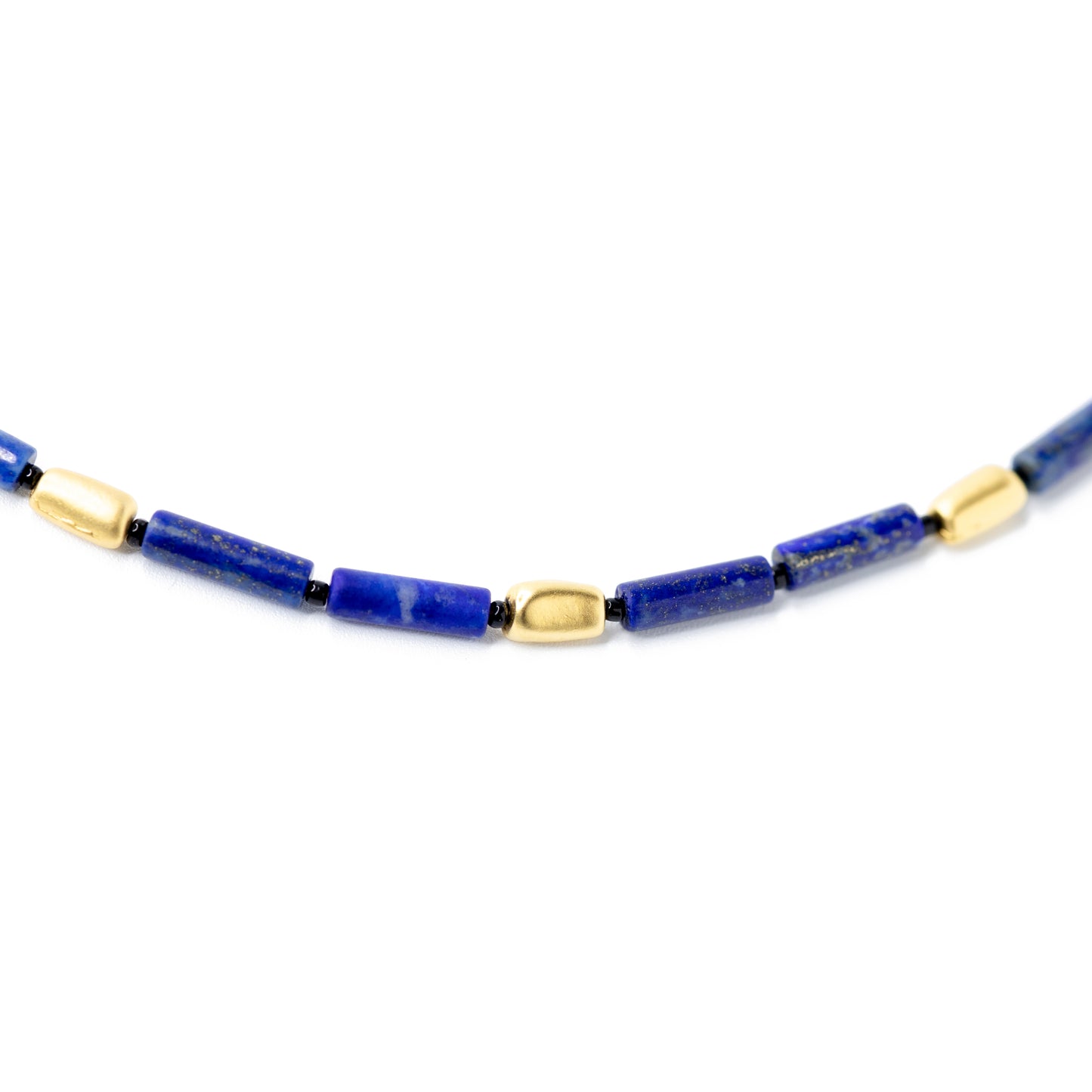 Lapis Lazuli Blue Madrid Matinee Necklace