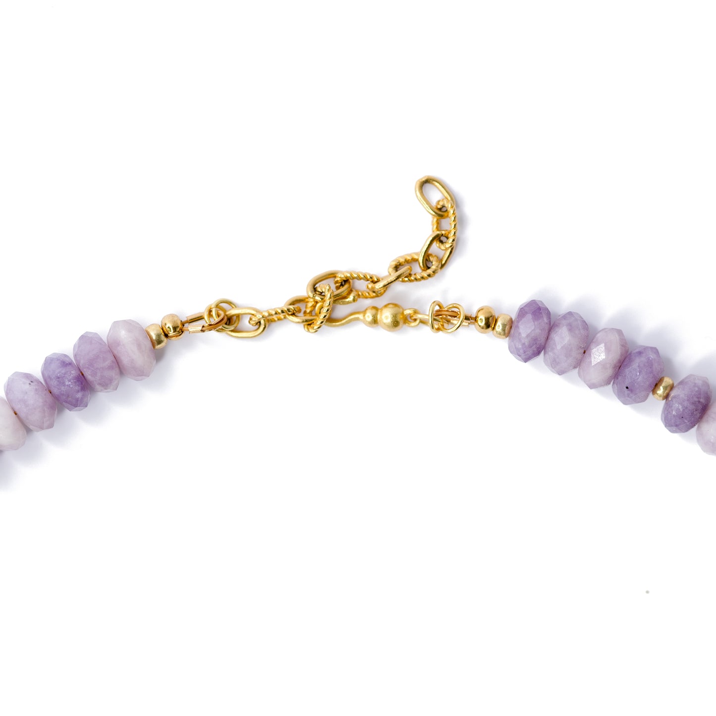 Lavender Kunzite Pearl Necklace