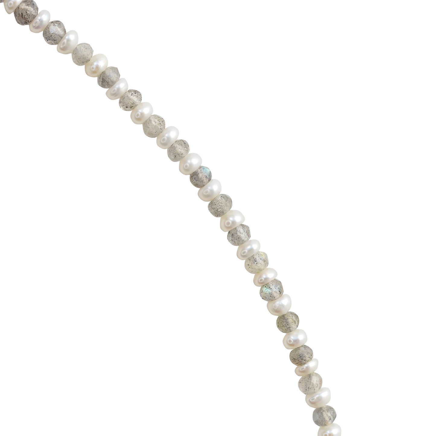 Lustra Tiny Pearl Labradorite Necklace