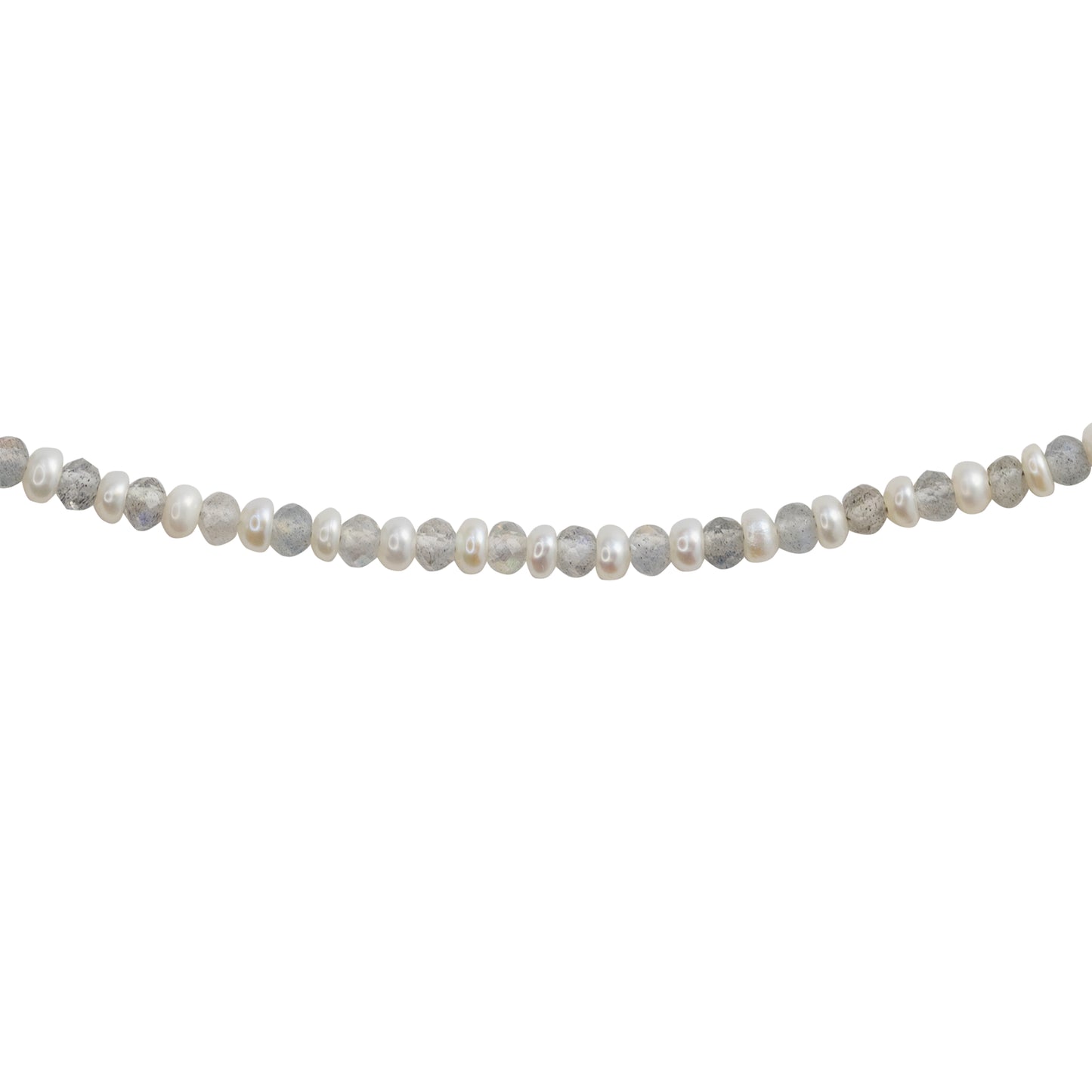 Lustra Tiny Pearl Labradorite Necklace