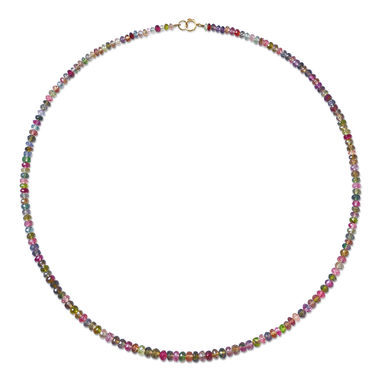 Mixed Tourmaline Graduated Necklace