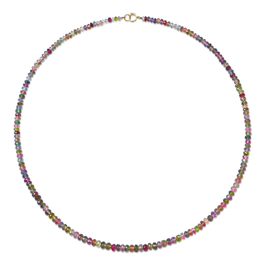 Mixed Tourmaline Graduated Necklace