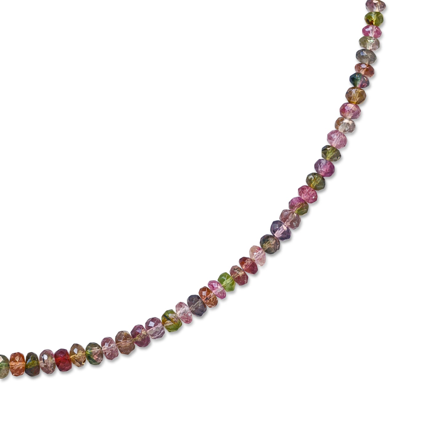 Mixed Tourmaline Graduated Necklace