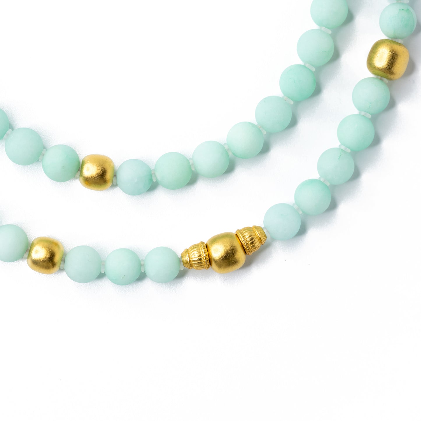 Light Green Chalcedony Necklace - Monsieur Mint Necklace