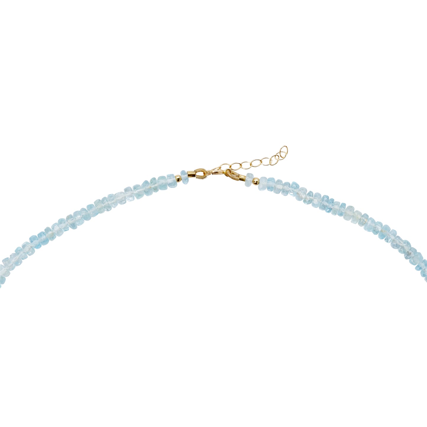 Moss Aquamarine Necklace 18K Gold