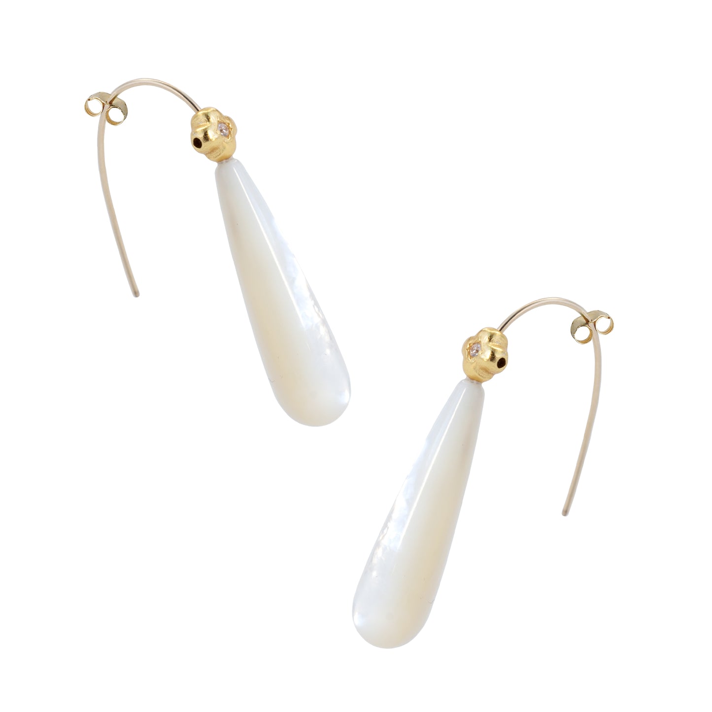 Mother of Pearl Raindrop Earrings