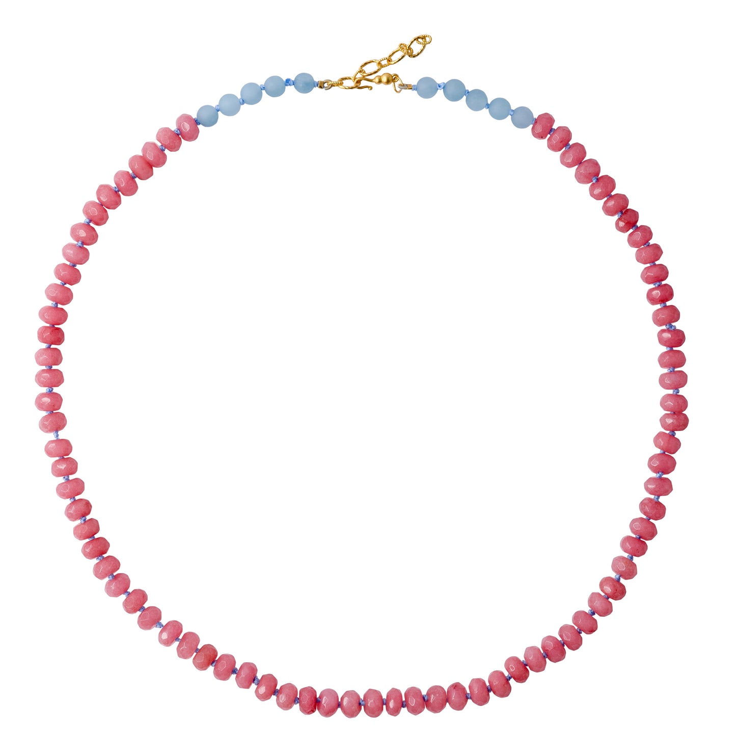 Pink Malaysian Jade Necklace