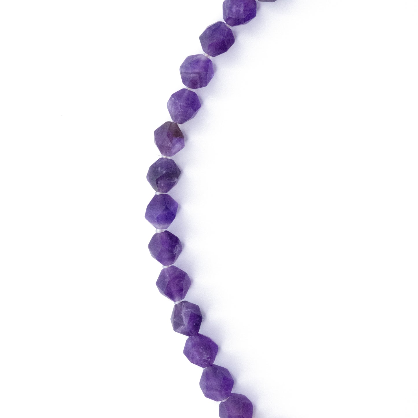 Purple Amethyst Beaded Necklace