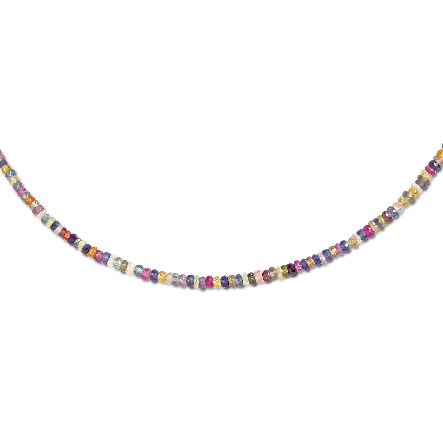 Rainbow Sapphire Necklace