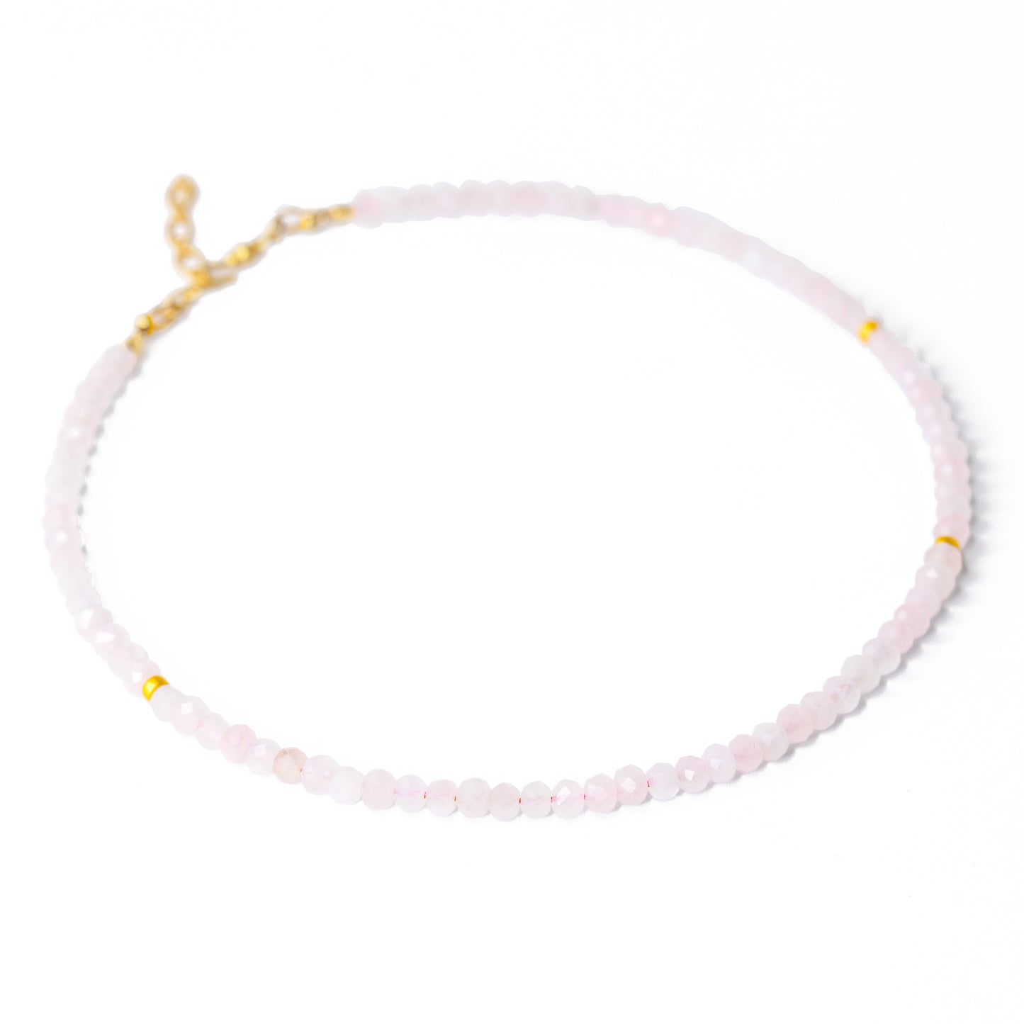 Rose Quartz Bead Necklace