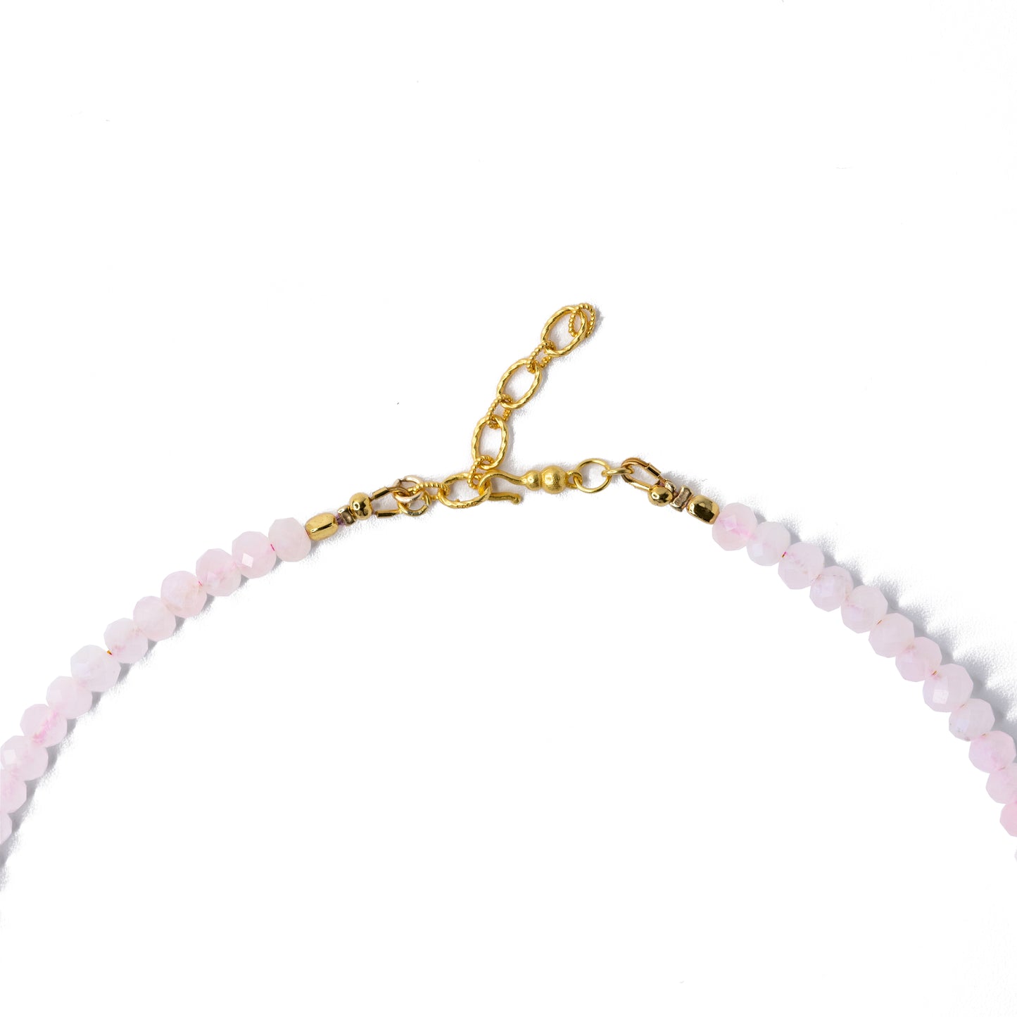 Rose Quartz Bead Necklace