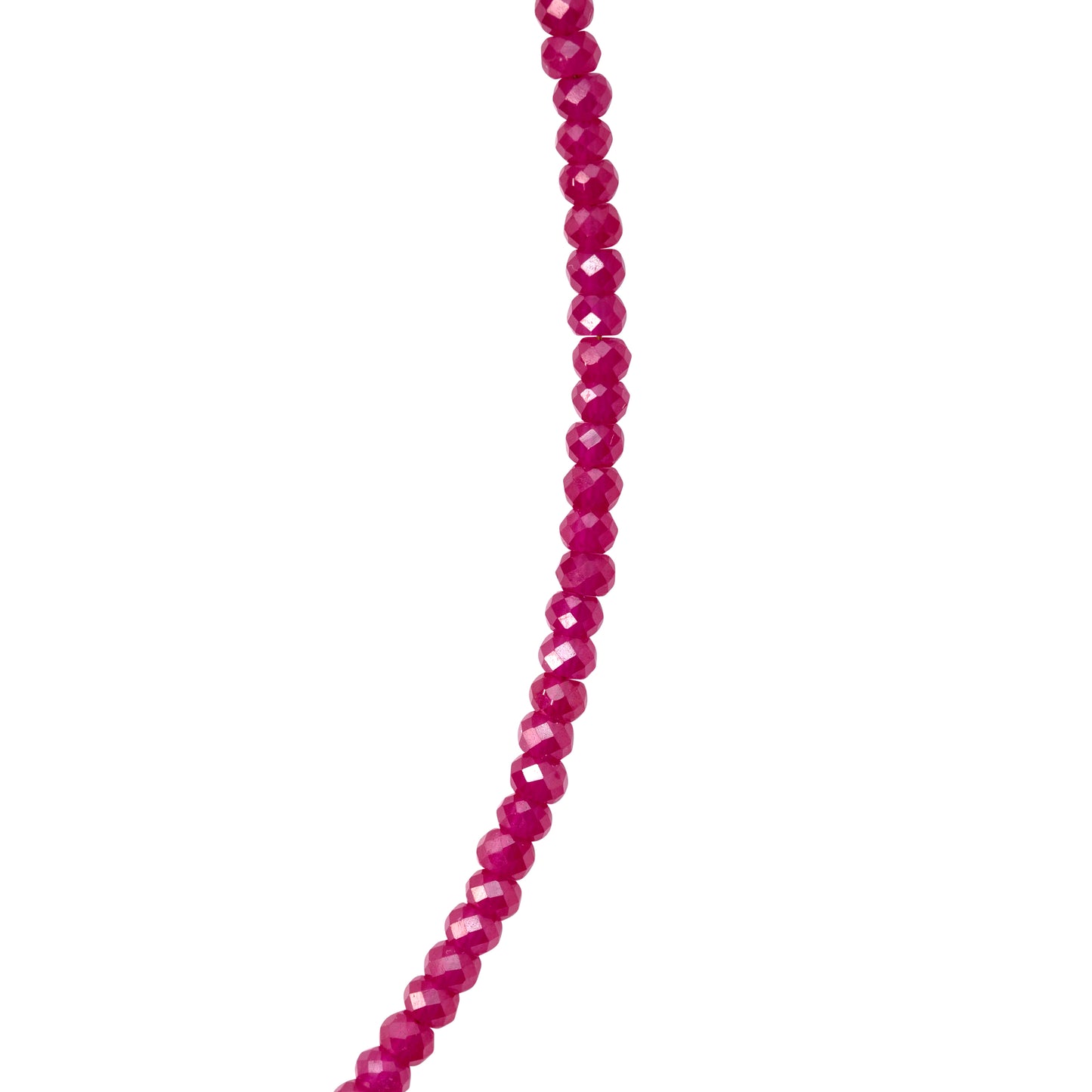 Birthstone July Ruby Necklace 14K Gold