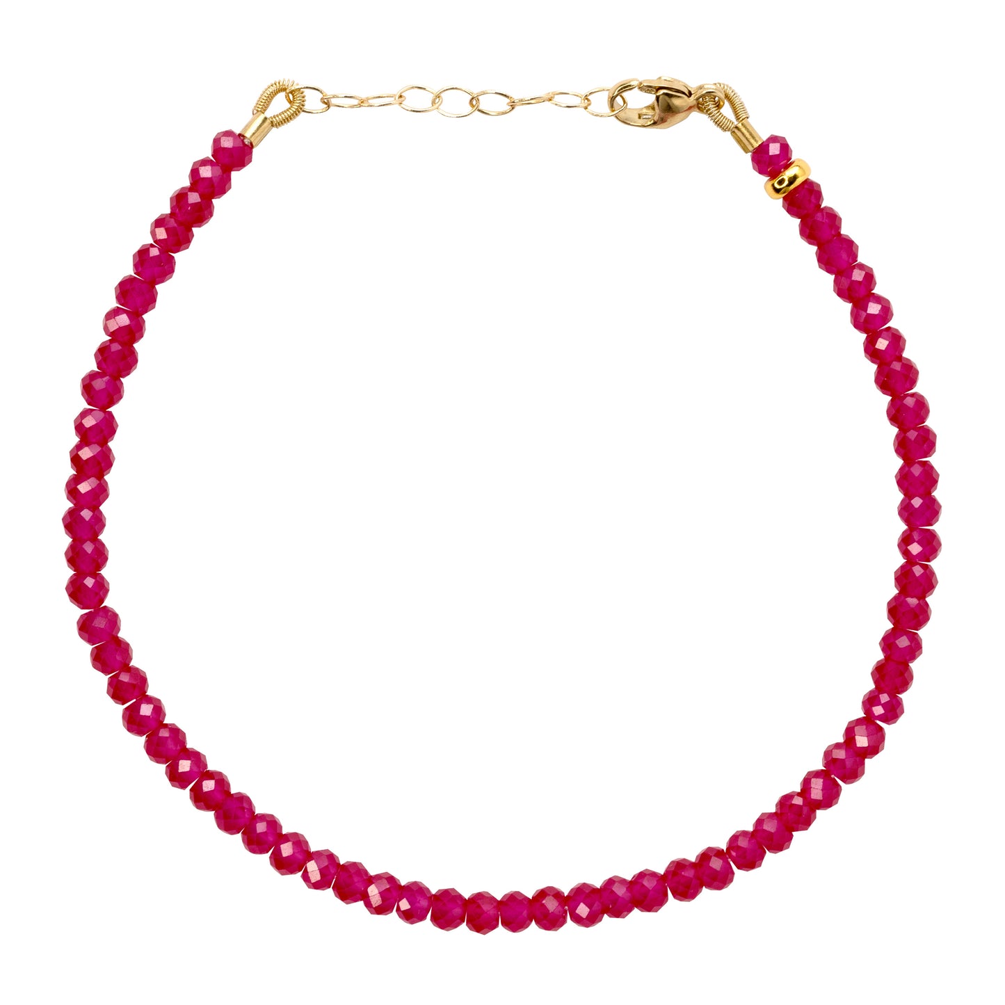 Ruby Bracelet 14K Gold