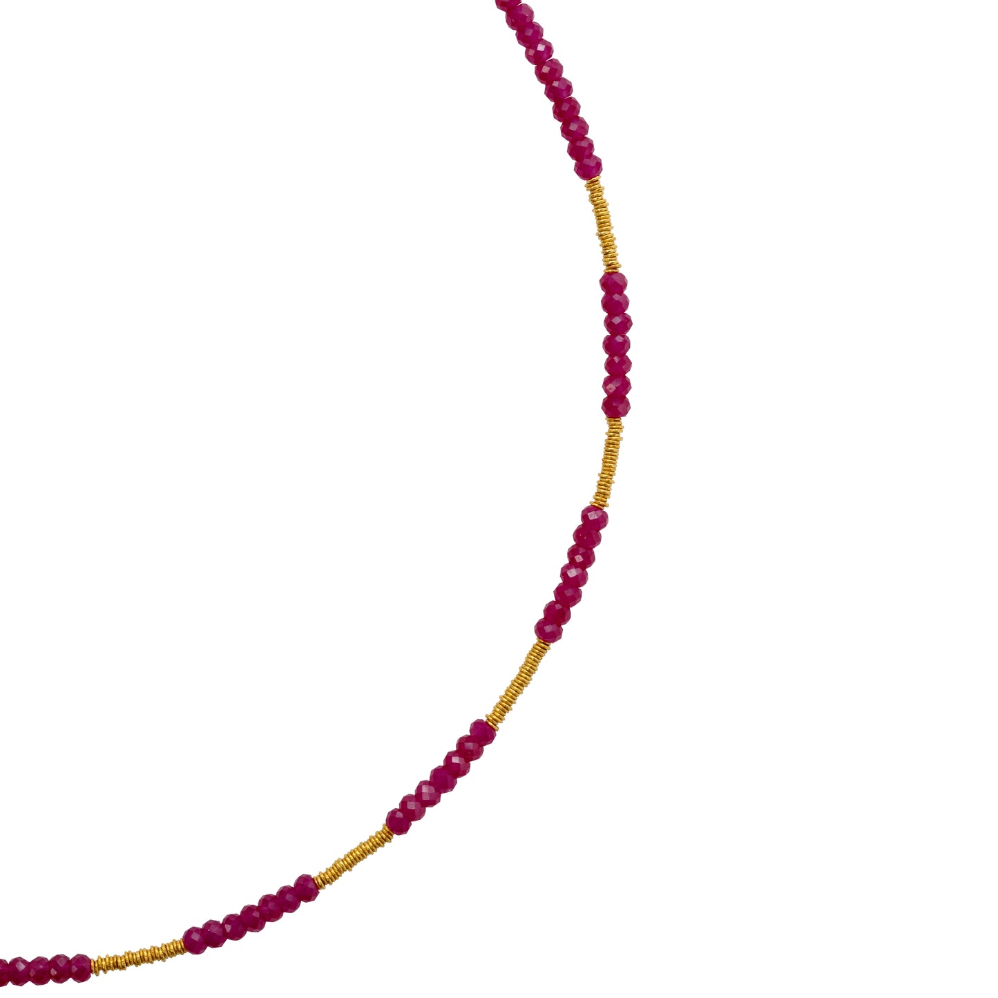 Stella Ruby 18K Gold Necklace