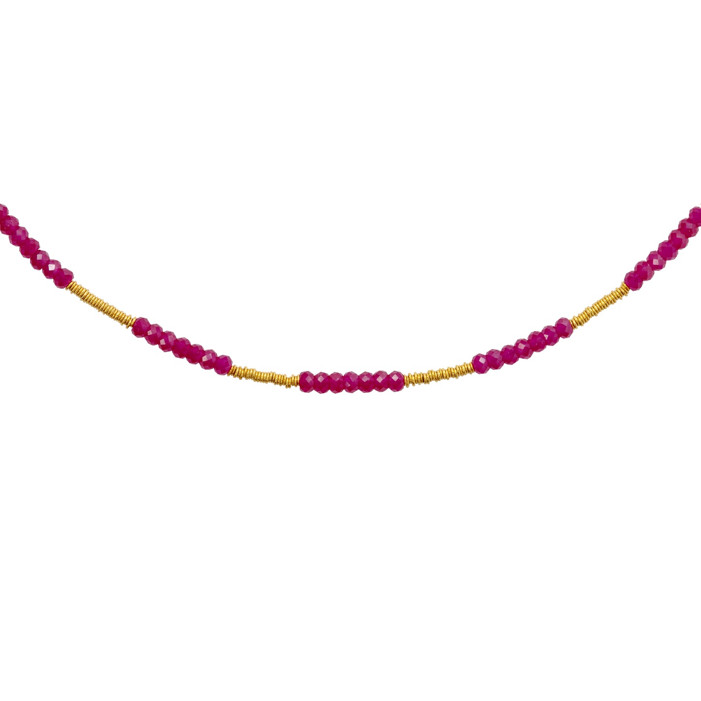 Stella Ruby 18K Gold Necklace