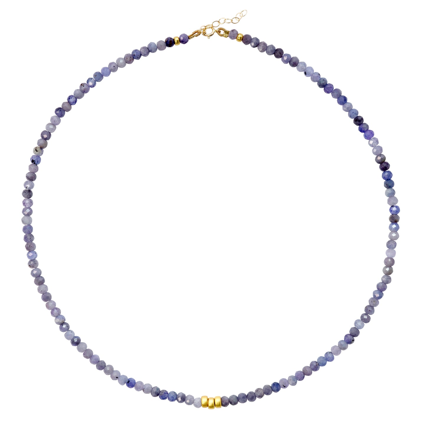 Tanzanite Necklace 14k Gold