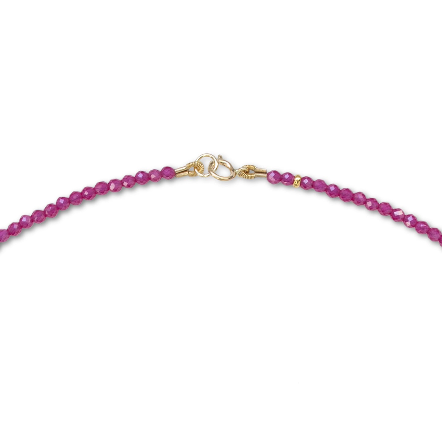 Tiny Ruby Necklace