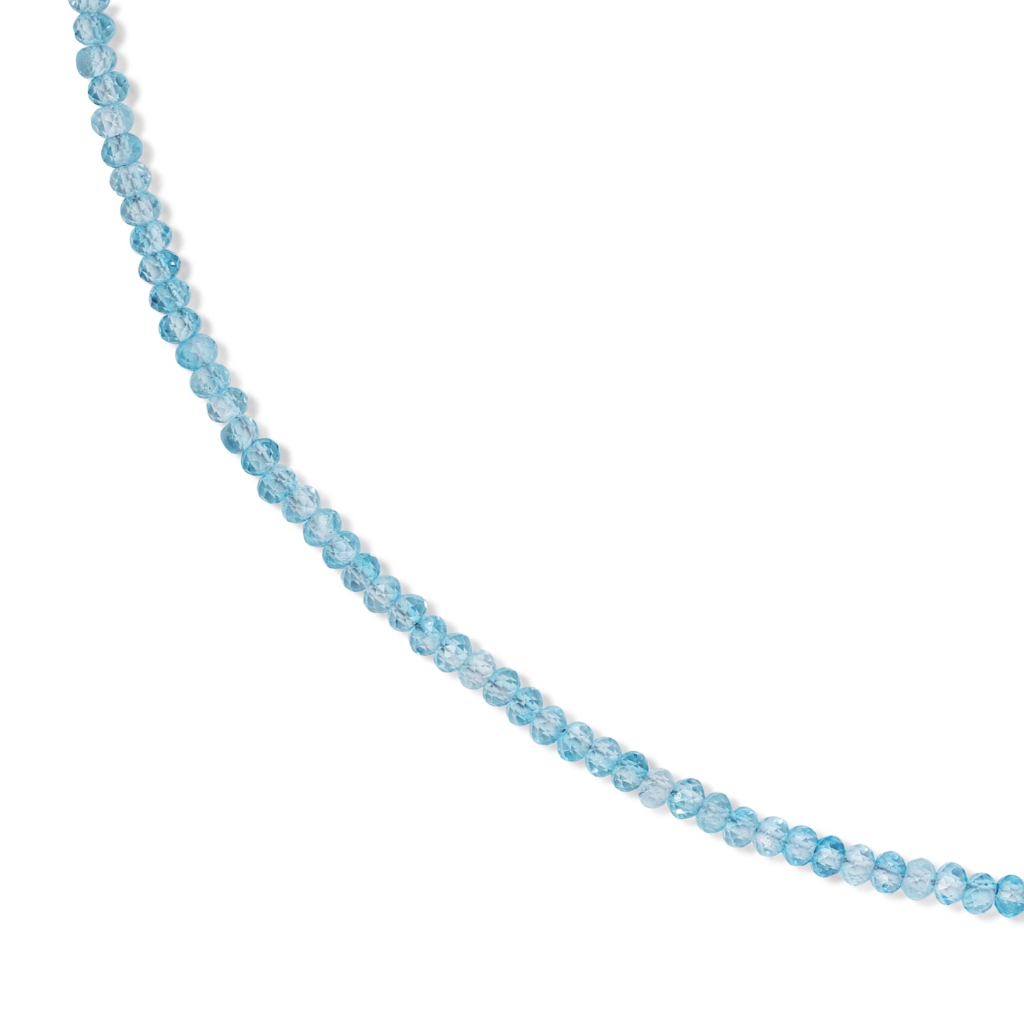 Tiny Topaz Gold Cluster Necklace