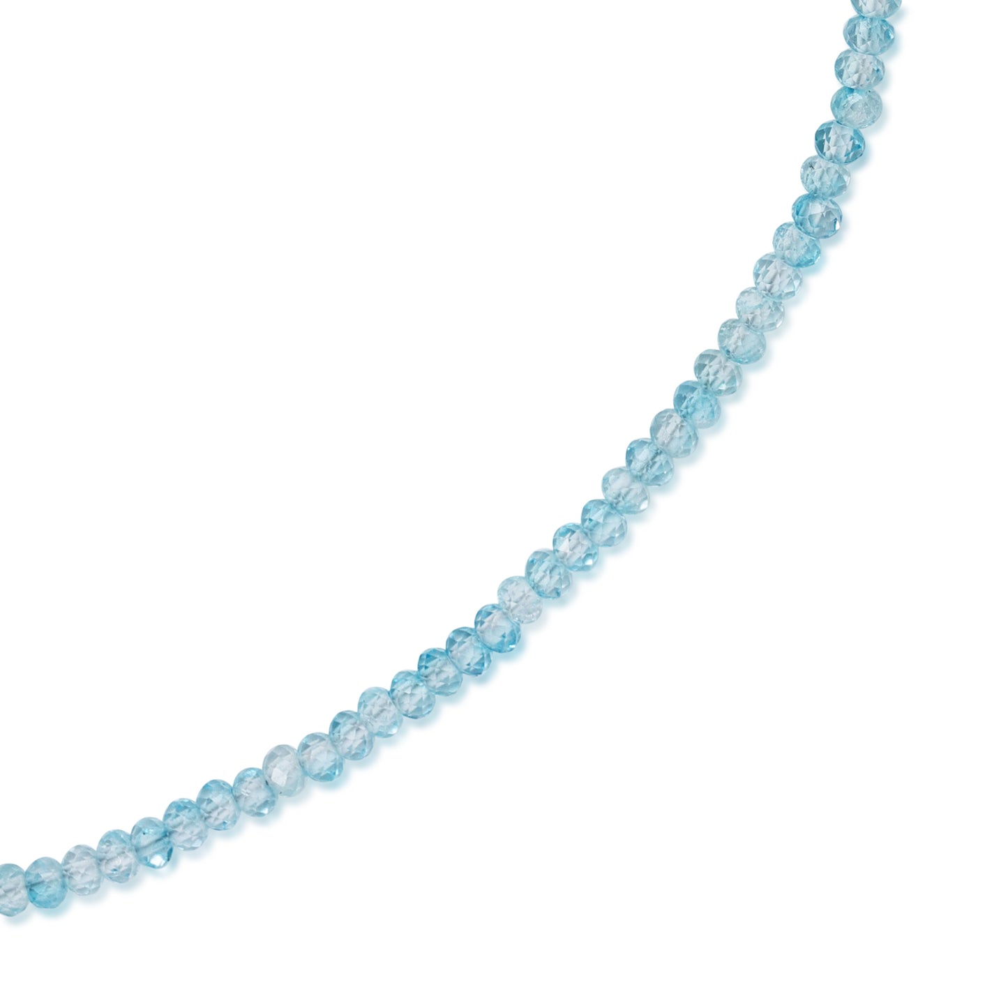 Tiny Topaz Gold Cluster Necklace