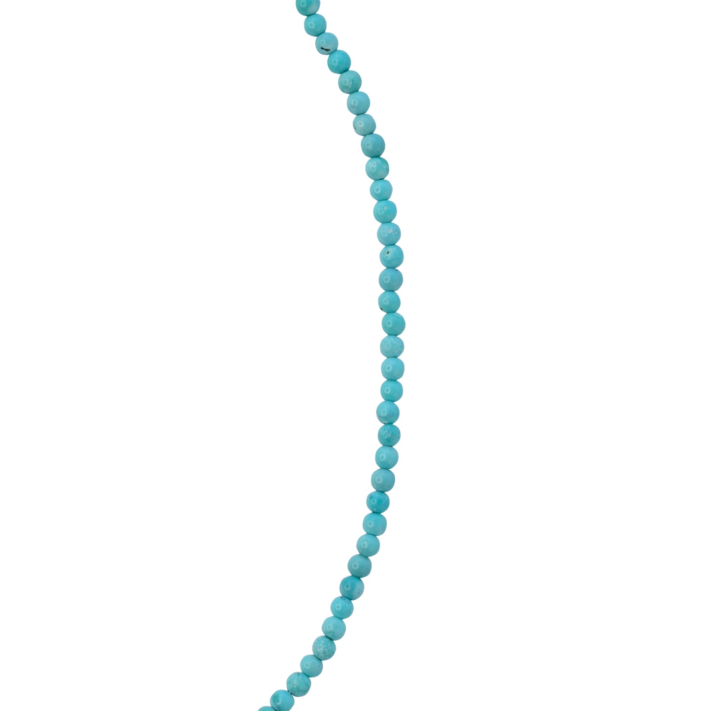 Tiny Turquoise Gold Cluster Necklace