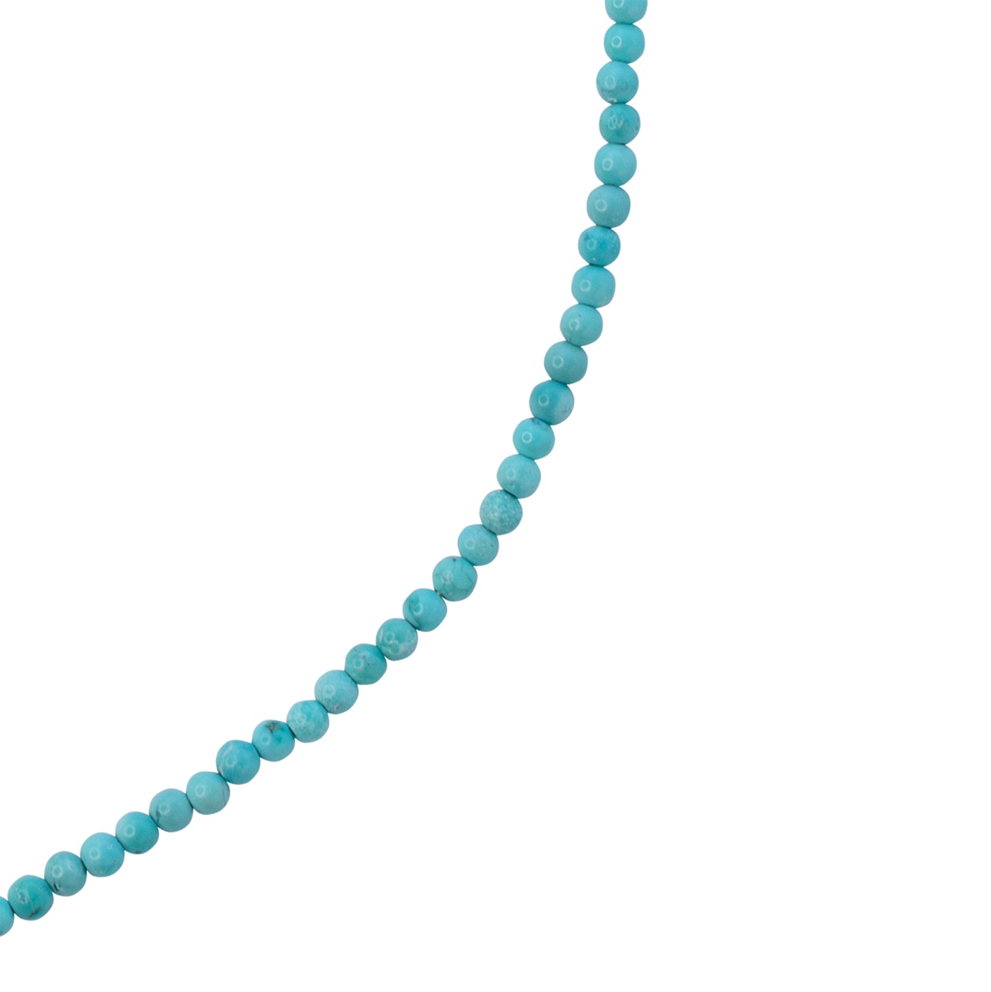 Tiny Turquoise 14K Gold Necklace