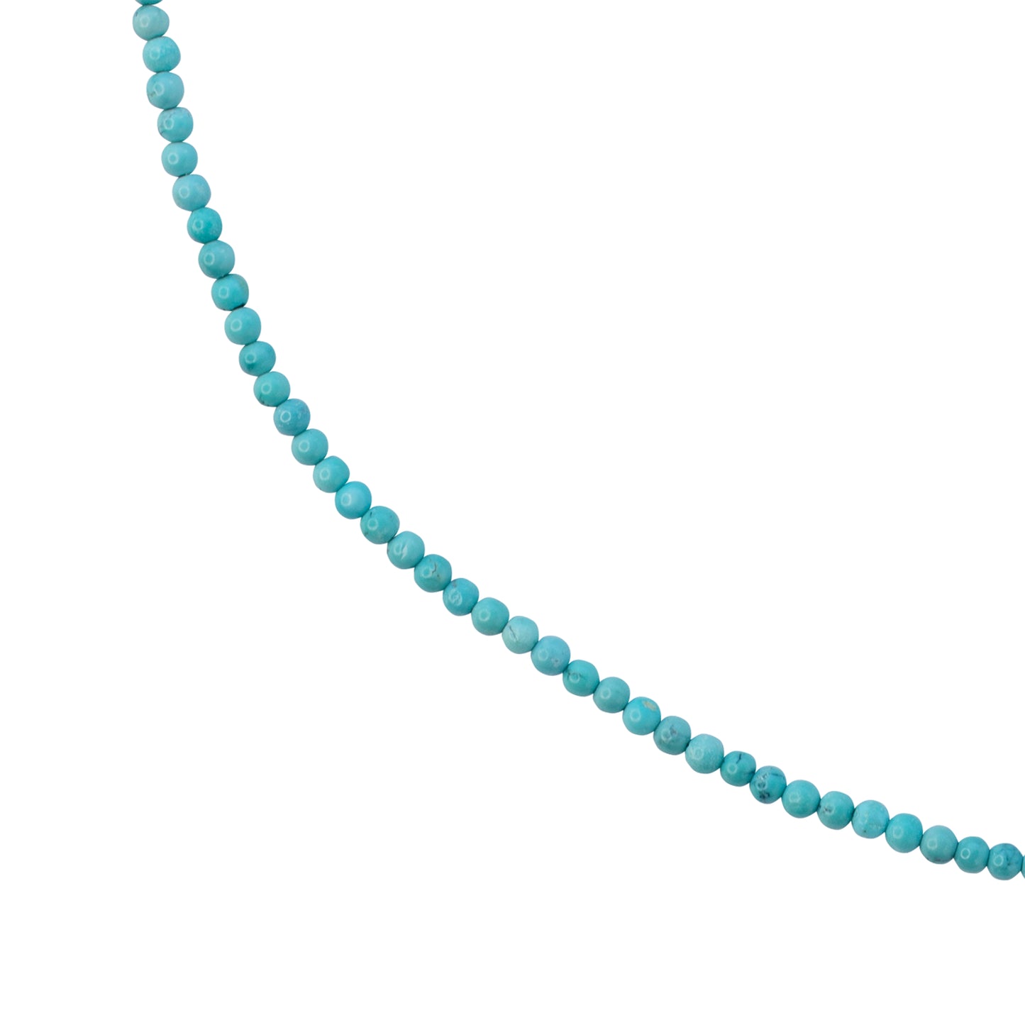 Tiny Turquoise 14K Gold Necklace