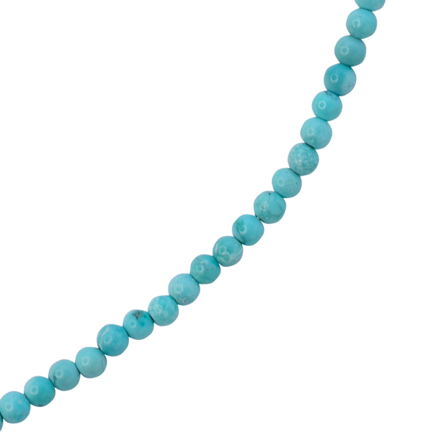 Tiny Turquoise 14K Gold Necklace